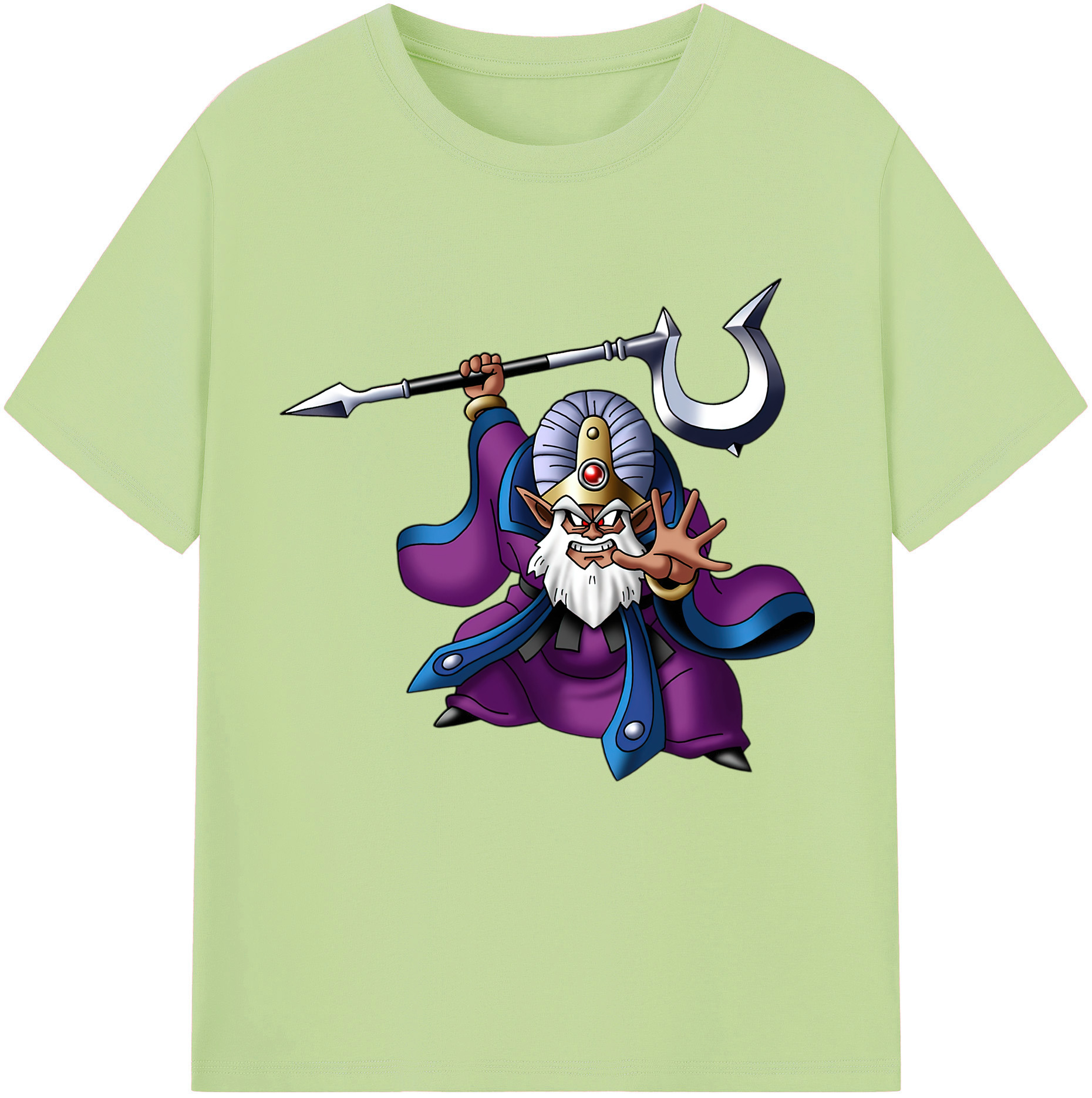 （画像用） ドラゴンクエスト Doragon Kuesuto Dragon Quest 綿100％半袖Tシャツ（フロントプリント）